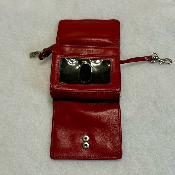 Fossil Vintage Red Leather Trifold ID Wallet - Picture 6 of 16